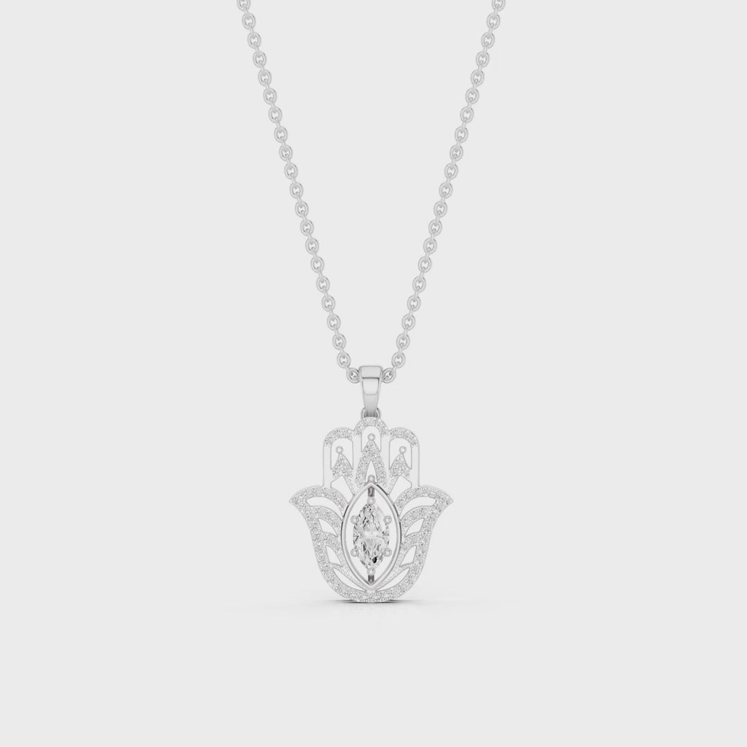 PALMARA, HAMSA HAND PENDANT