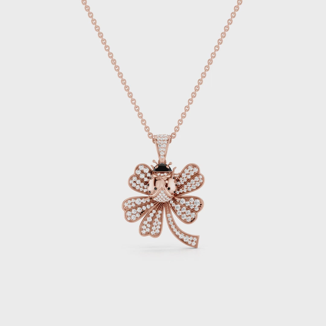 LADY LUCK, CLOVER LEAF PENDANT