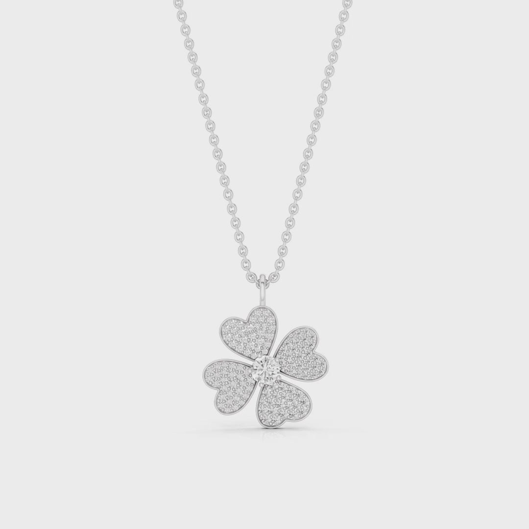 LUSTRE, CLOVER LEAF PENDANT