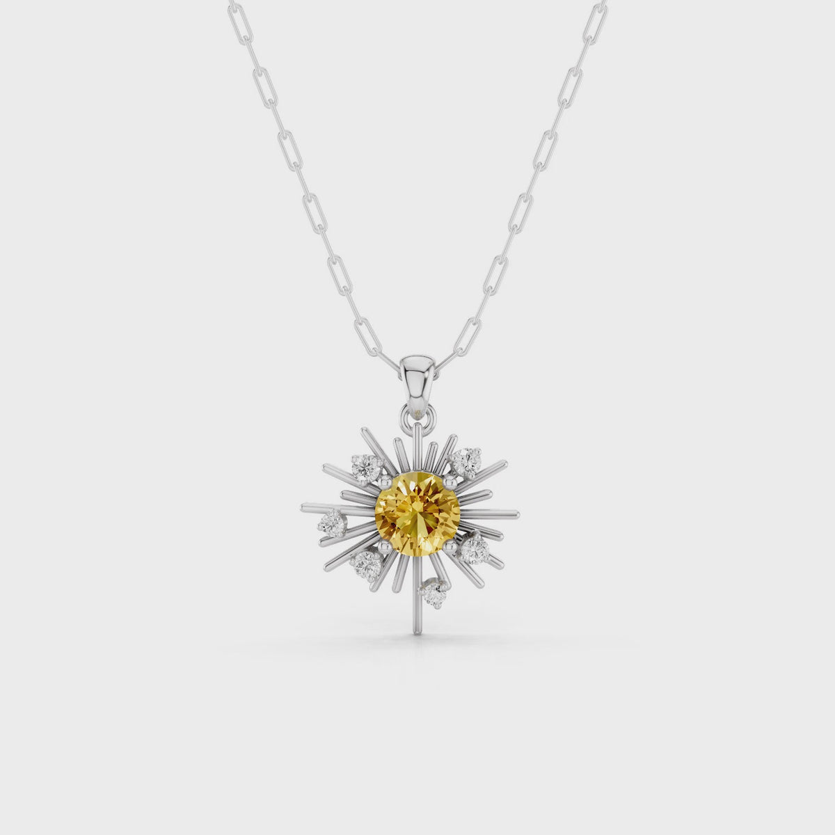 GOLDSPUN, THE SUN PENDANT