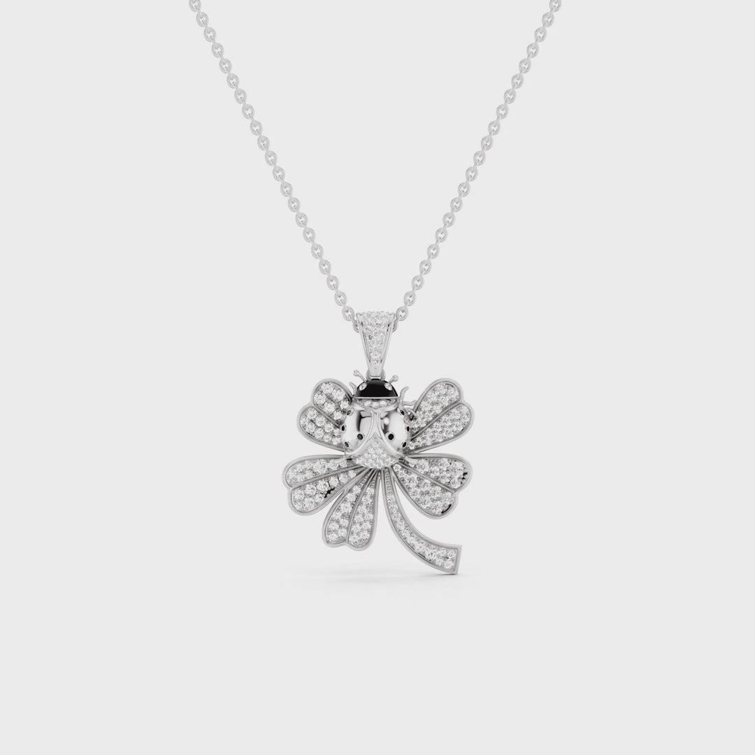 LADY LUCK, CLOVER LEAF PENDANT