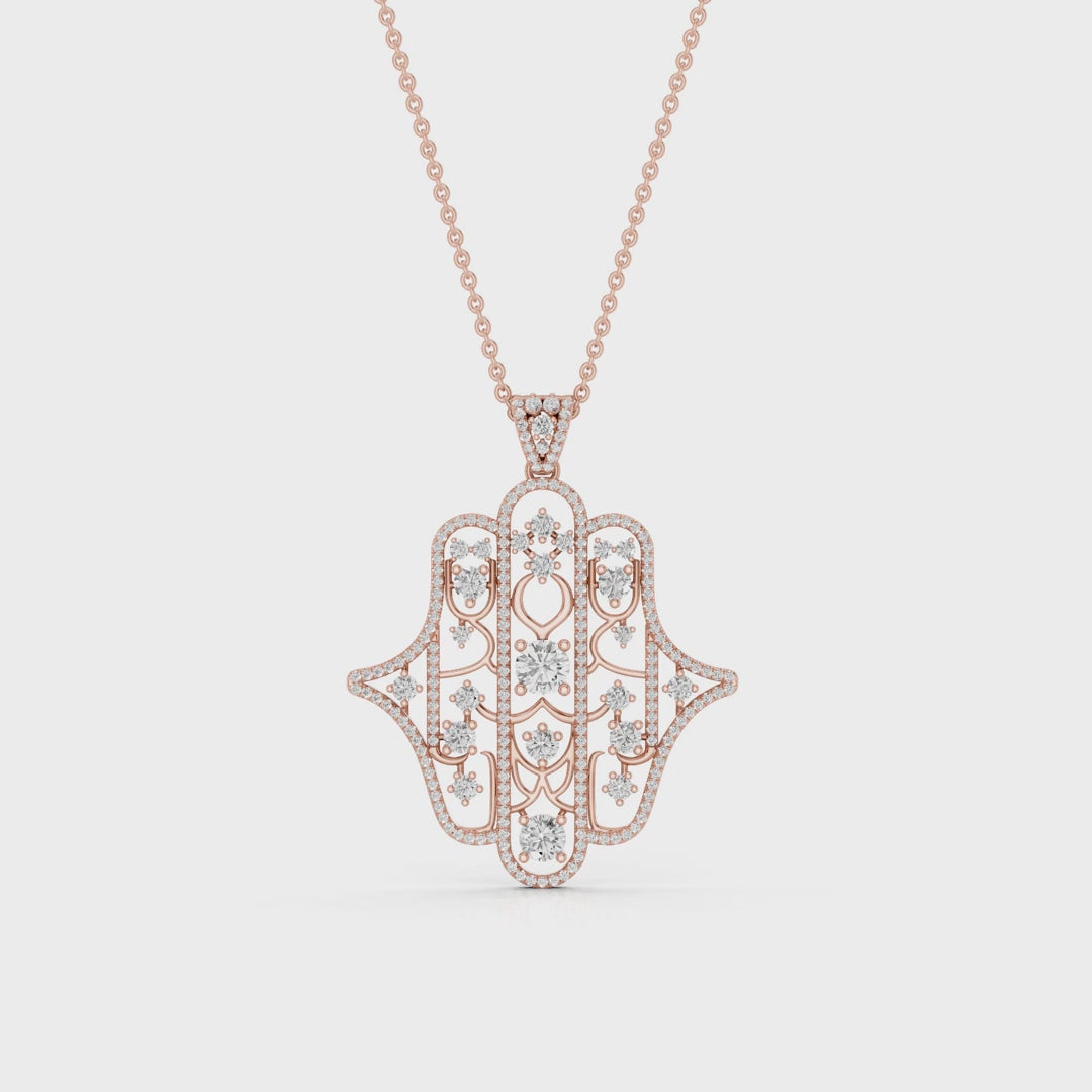 AMULETTO, HAMSA HAND PENDANT