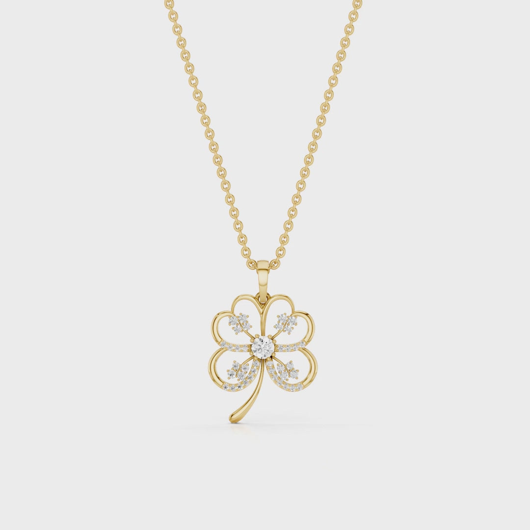 FOLIA, CLOVER LEAF PENDANT