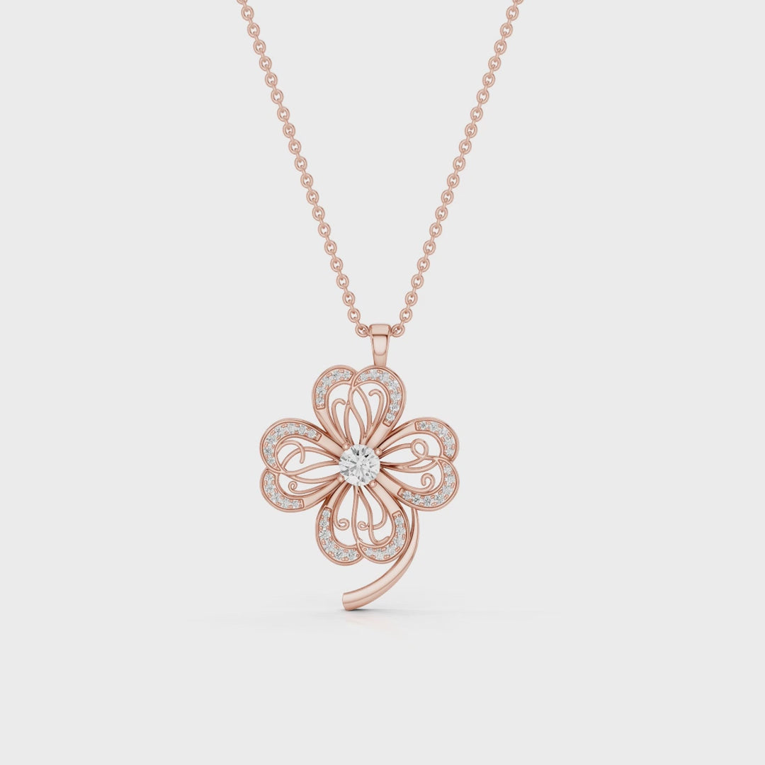 FAERY, CLOVER LEAF PENDANT