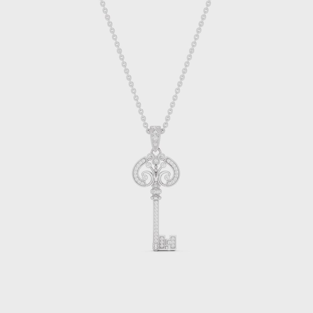 CLE AMOUR, KEY PENDANT