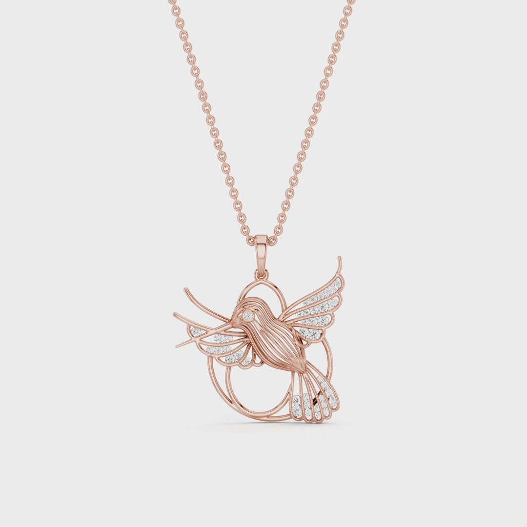 FLUTTERY, HUMMINGBIRD PENDANT