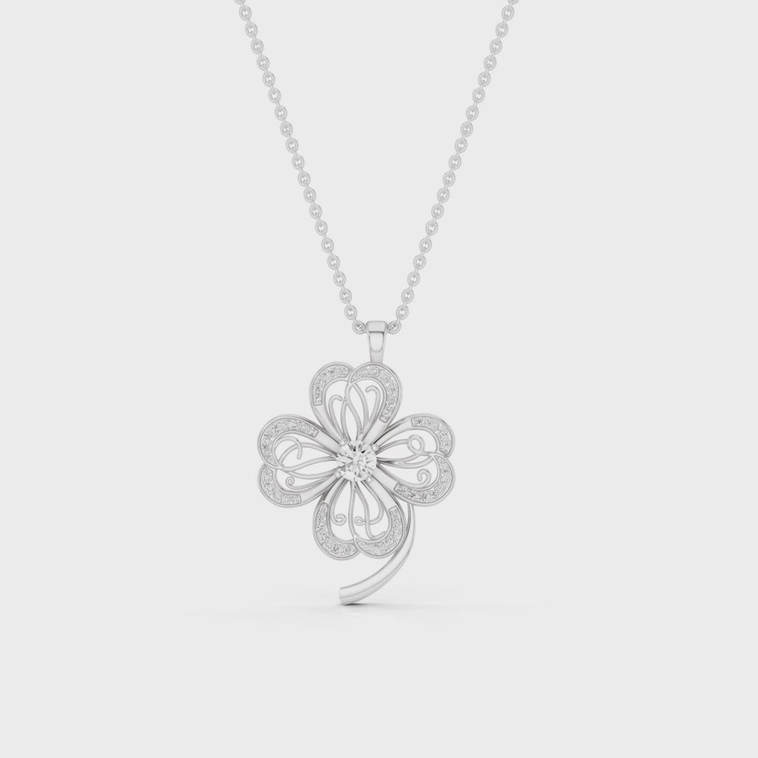 FAERY, CLOVER LEAF PENDANT
