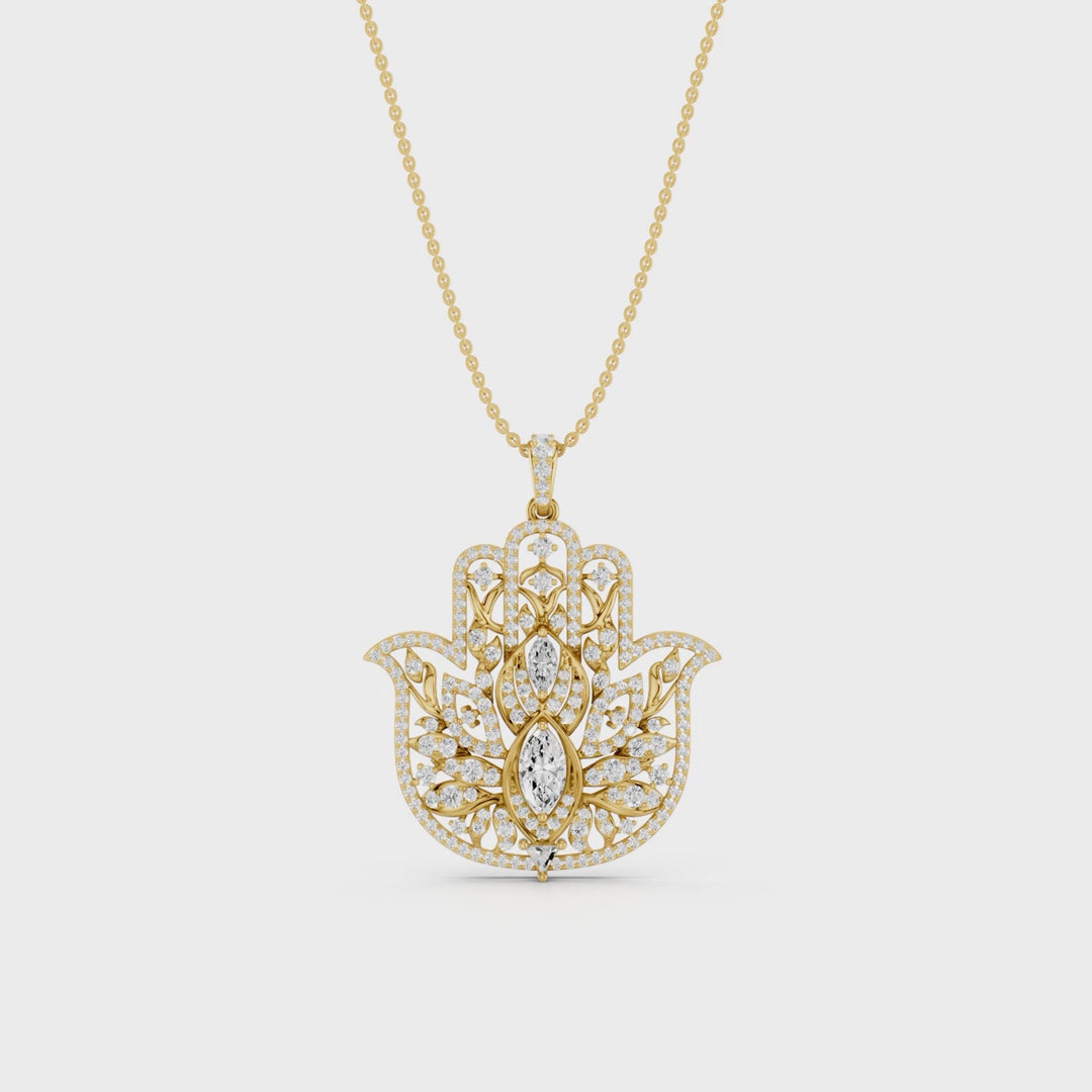 GUARDIAN, HAMSA HAND PENDANT