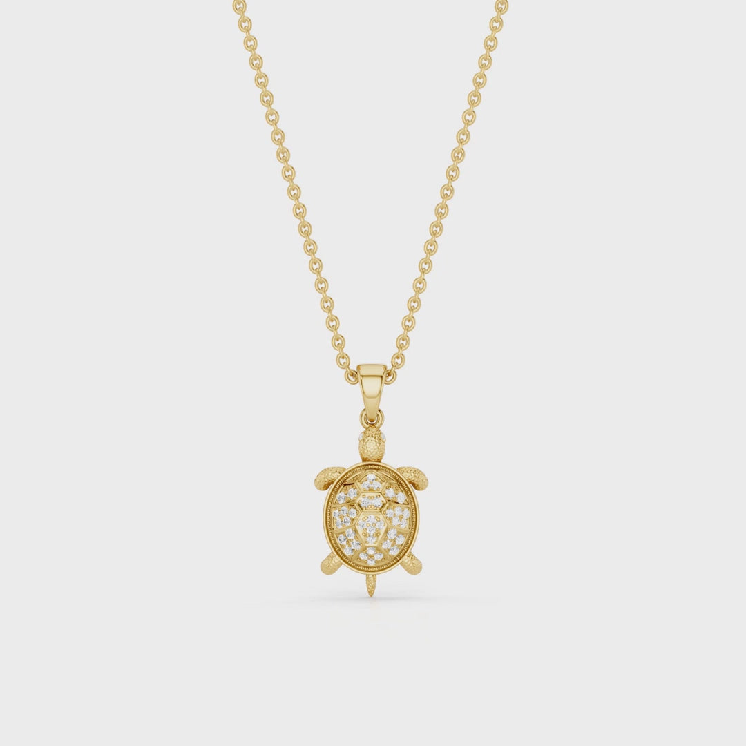 SEA TROT, TORTOISE PENDANT