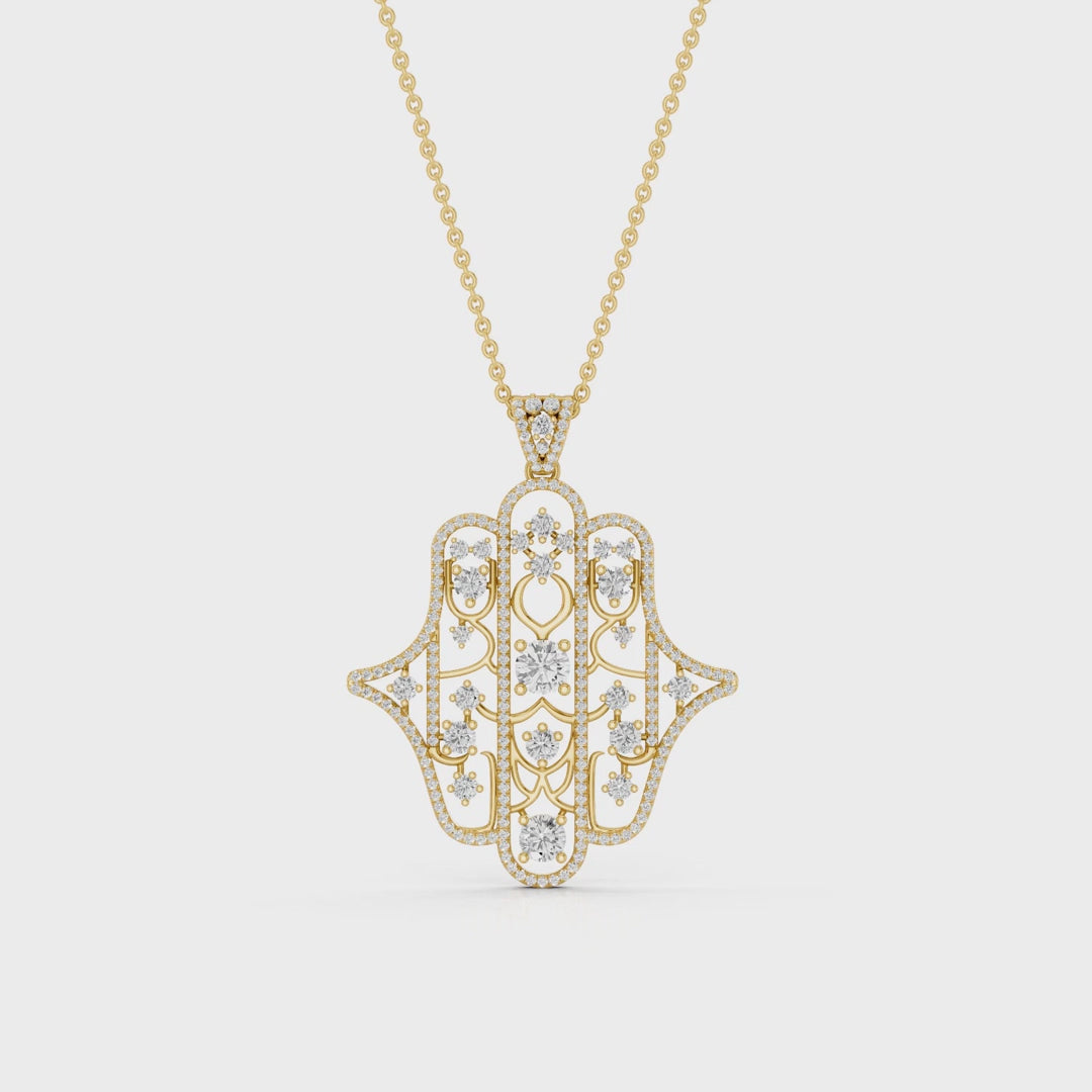 AMULETTO, HAMSA HAND PENDANT