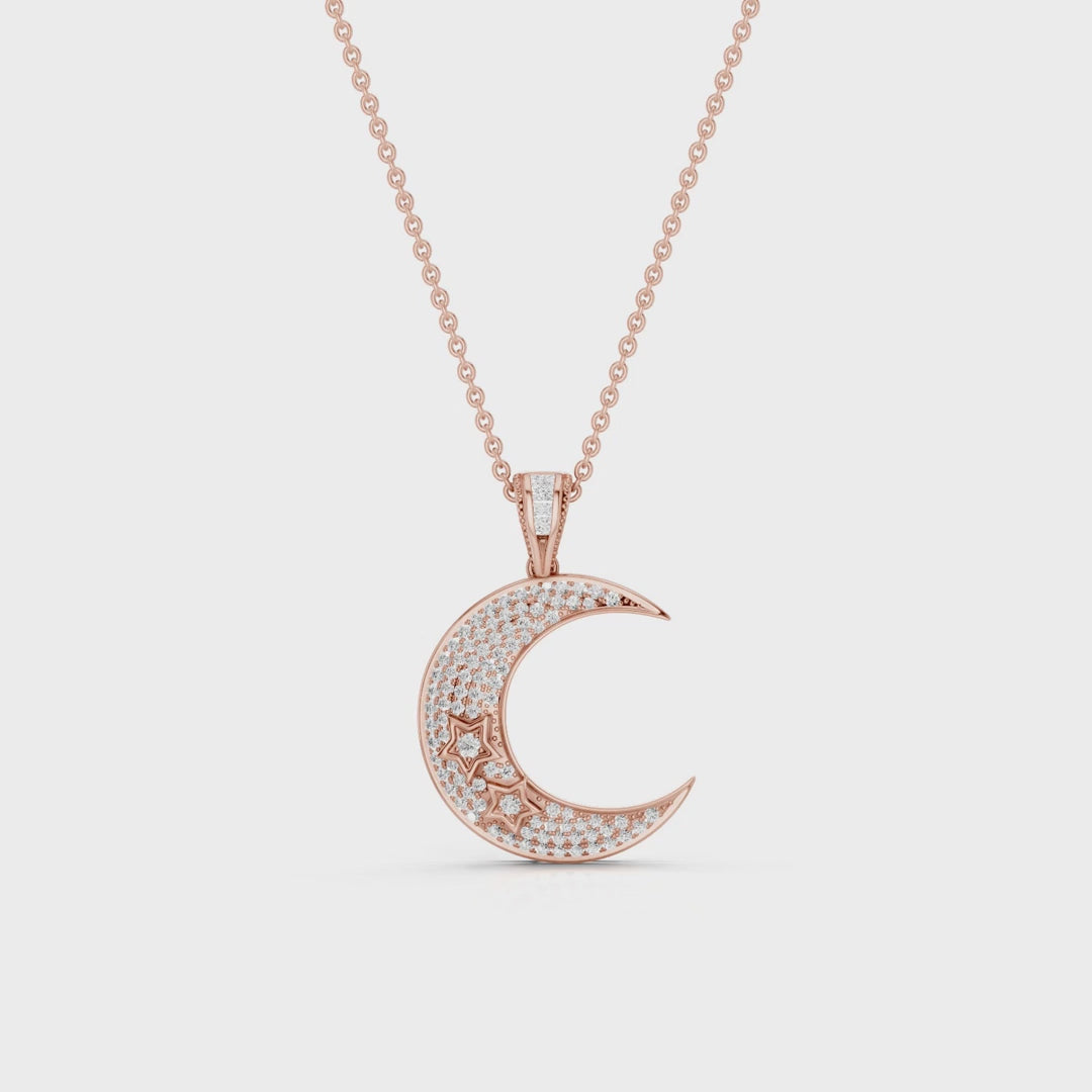 LUNA, MOON PENDANT