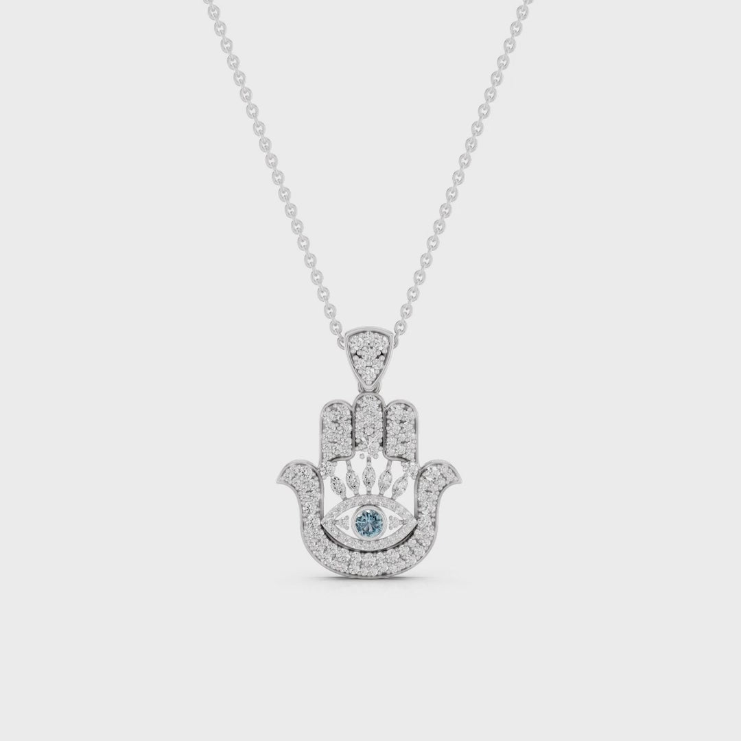 HANZEL, HAMSA HAND PENDANT