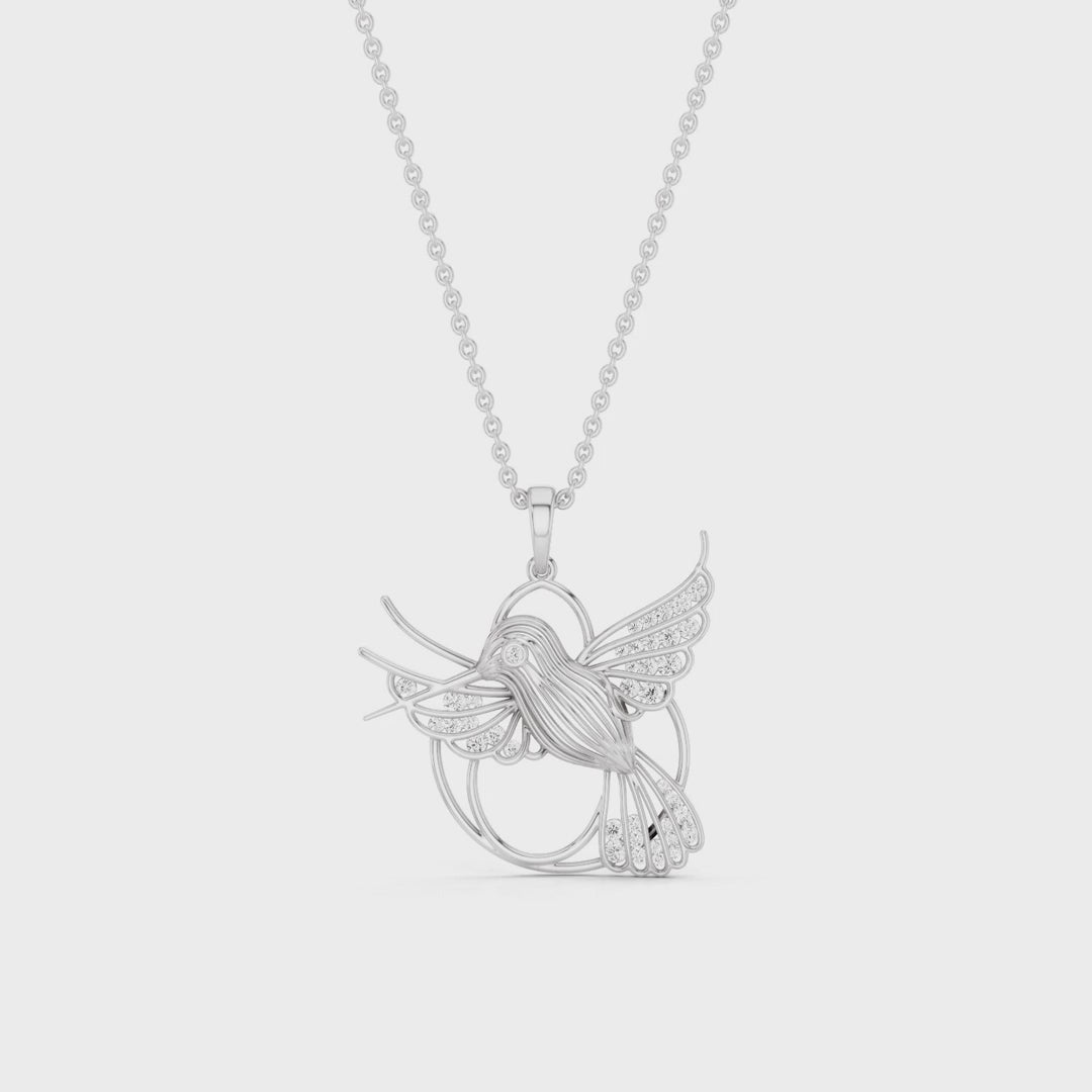 FLUTTERY, HUMMINGBIRD PENDANT